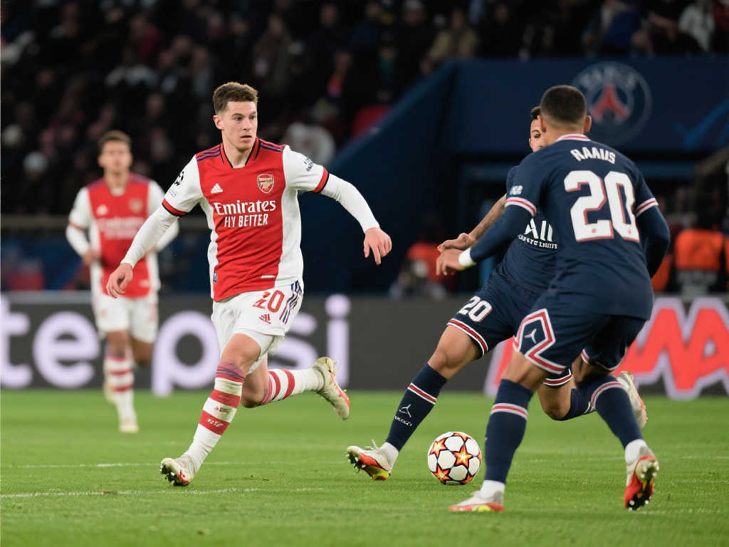 跟队记者：阿森纳今晚全力以赴表现可圈可点，巴黎进攻更具威胁